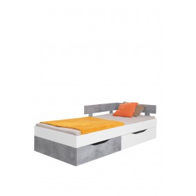 Łóżko (120x200 cm) w stylu nowoczesnym SIGMA 16