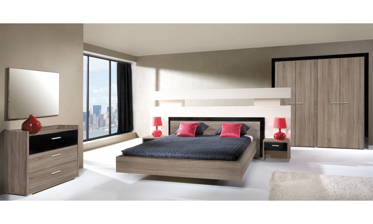 Zestaw mebli sypialnianych w stylu nowoczesnym MARGO 4D