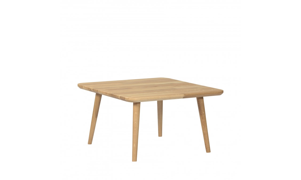 Dębowy, kwadratowy stolik (60x60 cm) wys. 34-54 cm Modern Oak