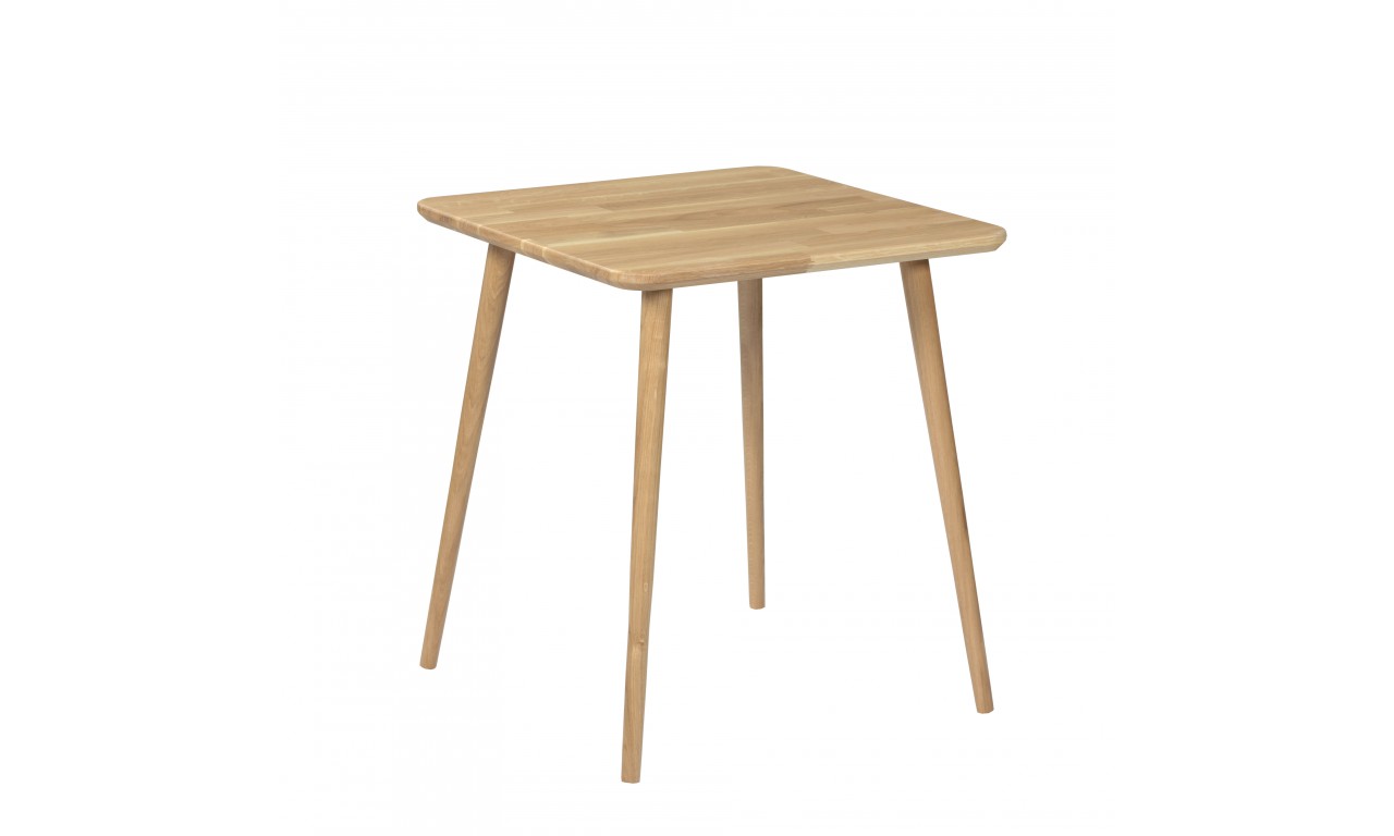 Dębowy, kwadratowy stół (60x60 cm) wys. 75 cm Modern Oak