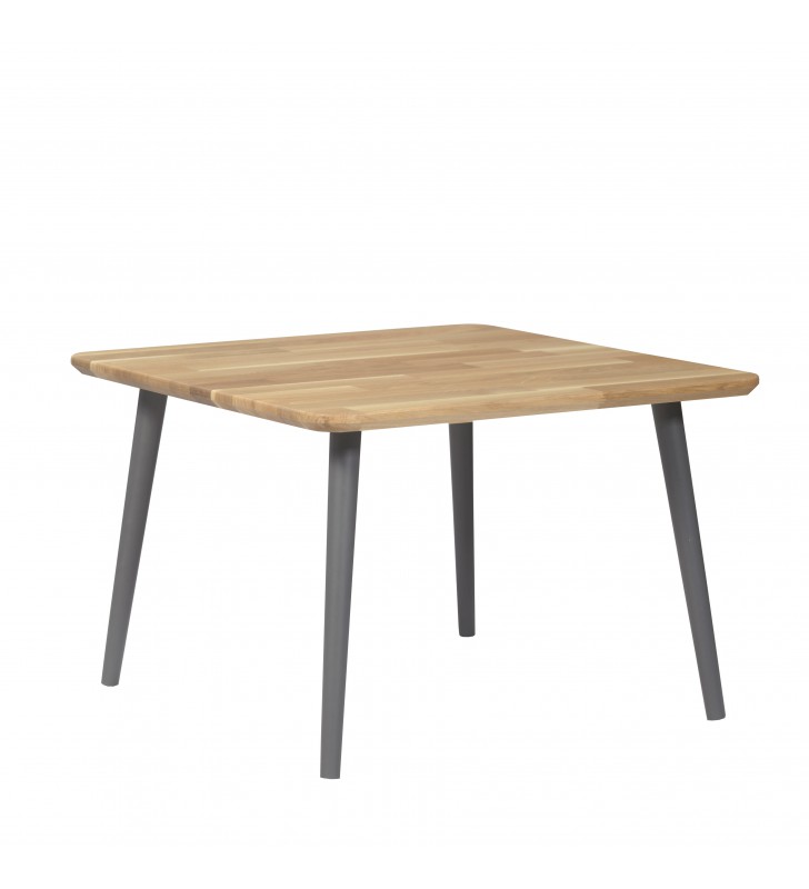 Dębowy, kwadratowy stolik (70x70 cm) wys. 34-54 cm Modern Oak