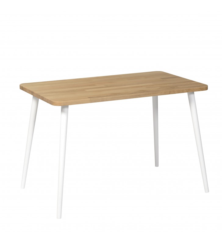 Dębowy, prostokątny stół (60x100 cm) wys. 67-75 cm Modern Oak