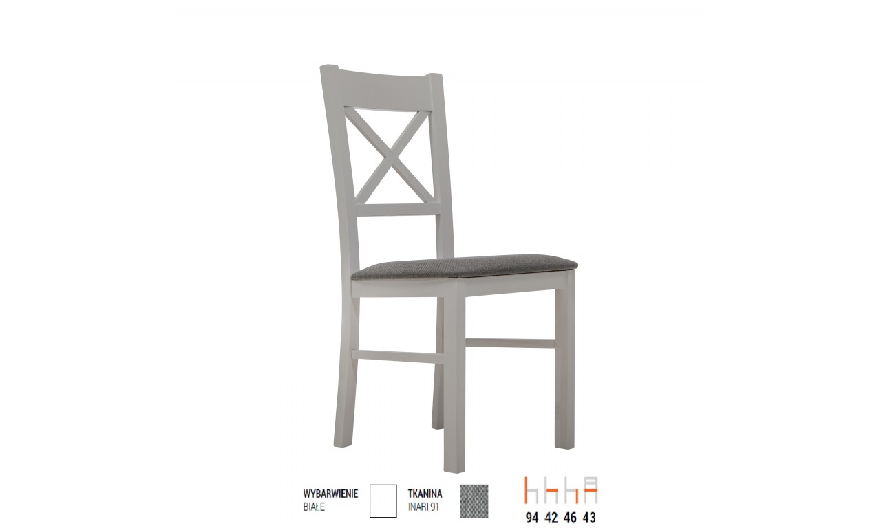 Krzesło bukowe, tapicerowane lub twarde, KT22