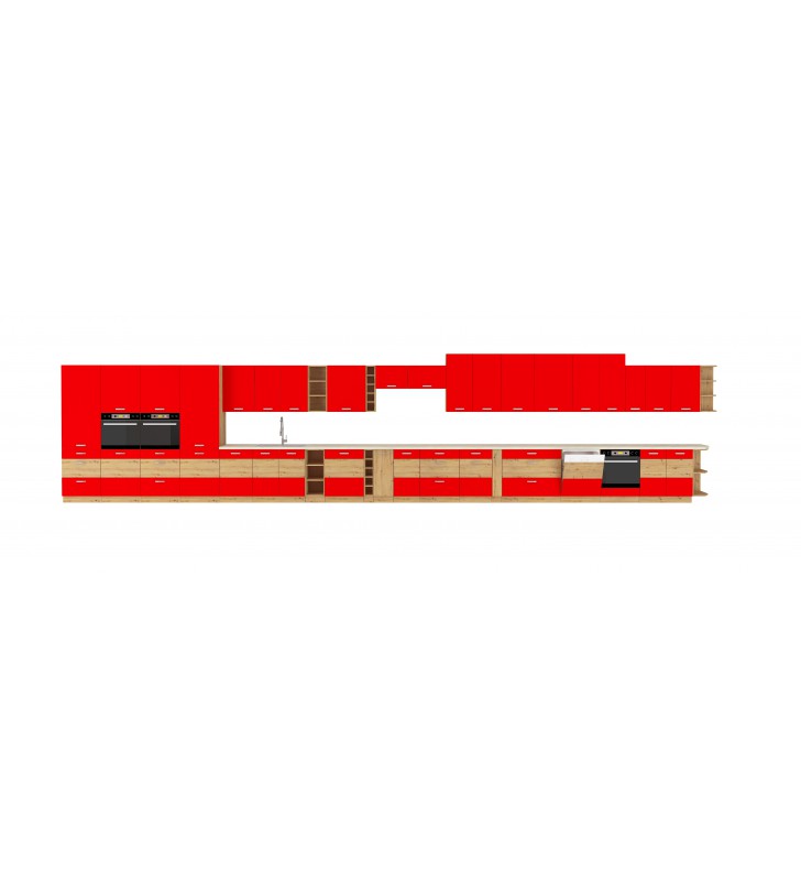 Szafka wisząca ARTISAN czerwony połysk 40 G-72 1F