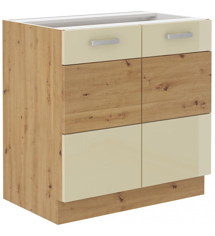 Szafka stojąca ARTISAN krem połysk 80 D 2F BB