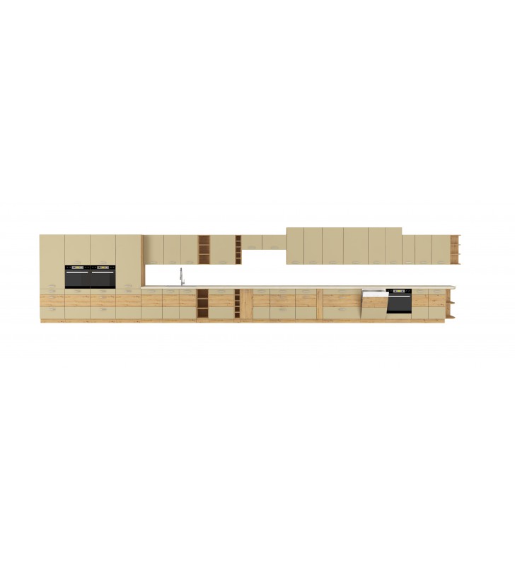 Szafka stojąca narożna ARTISAN cappucino połysk 89x89 DN 1F BB