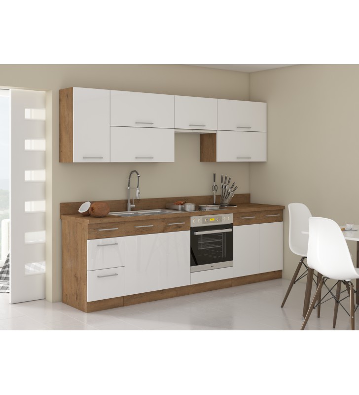 Szafka stojąca VIGO biały połysk 60 DP-210 2F