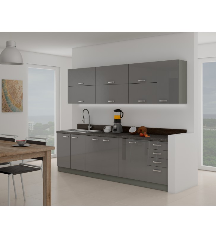 Szafka wisząca GREY 60 G-72 1F