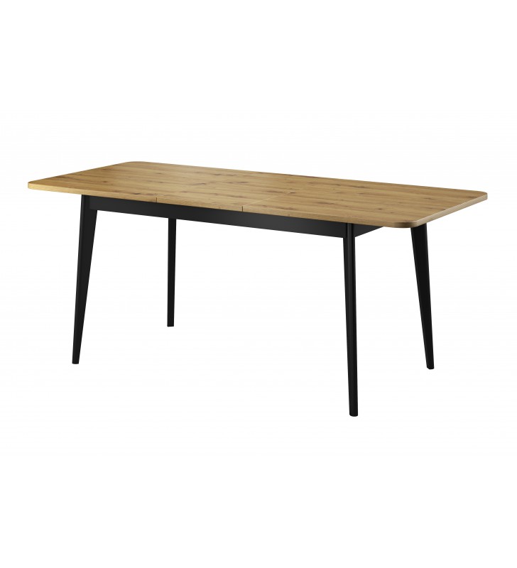 Brązowy, rozkładany stół (140-180cm) w stylu skandynawskim Nordi PST140