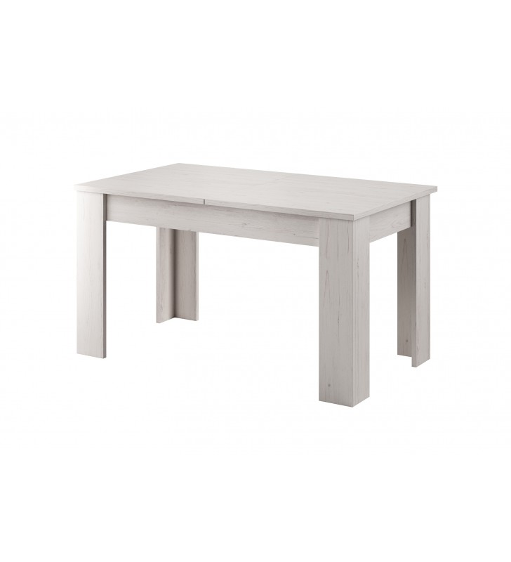 Biały, rozkładany stół (140-180 cm) w stylu klasycznym Rene L140