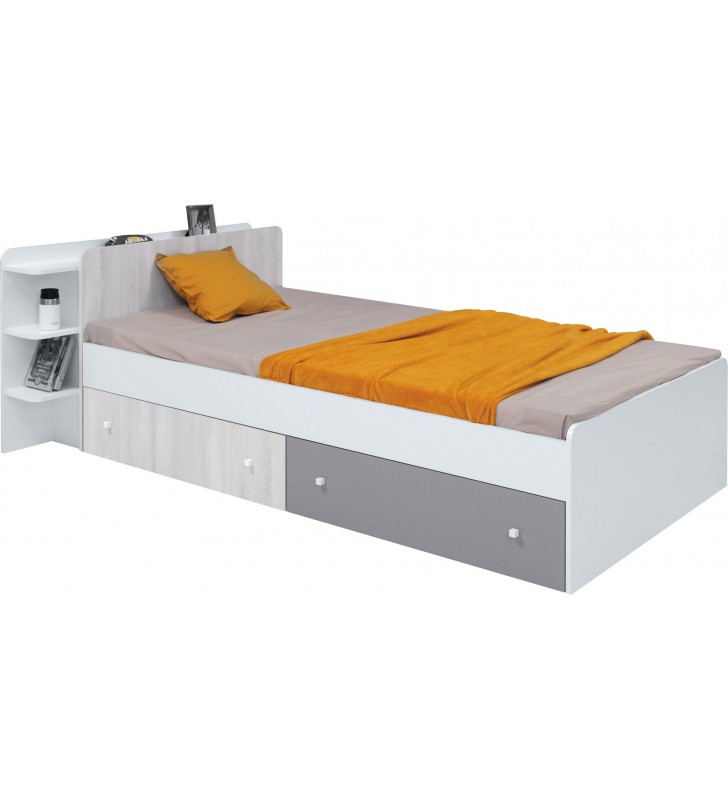 Łóżko (90x200) do pokoju młodzieżowego COMO CM12