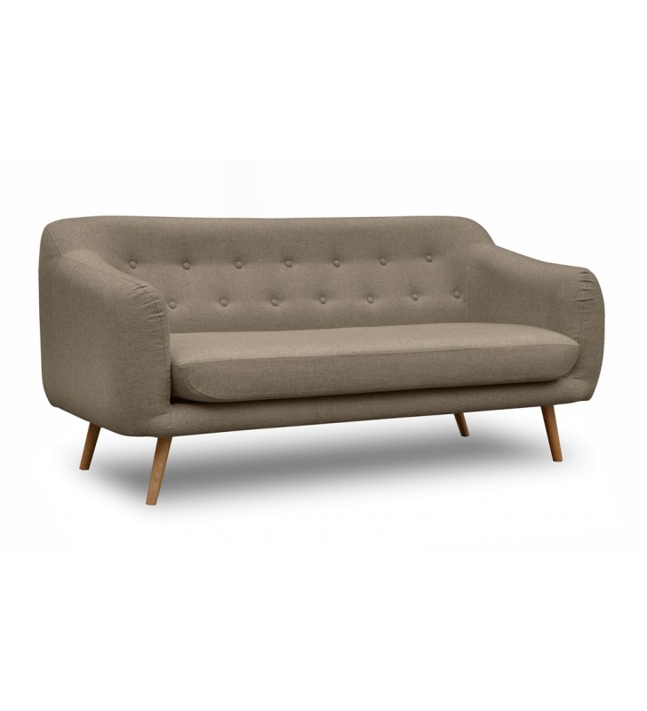 Beżowa sofa w stylu skandynawskim Stella