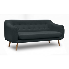 Czarna sofa w stylu skandynawskim Stella