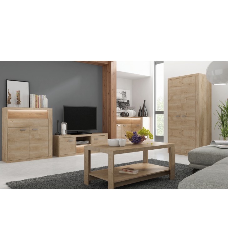 Łóżko z pojemnikiem NATURAL N-17