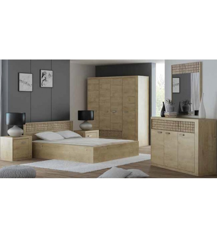 Łóżko z pojemnikiem NATURAL N-17