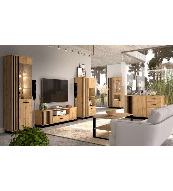 Zestaw mebli w stylu nowoczesnym do salonu Palermo H