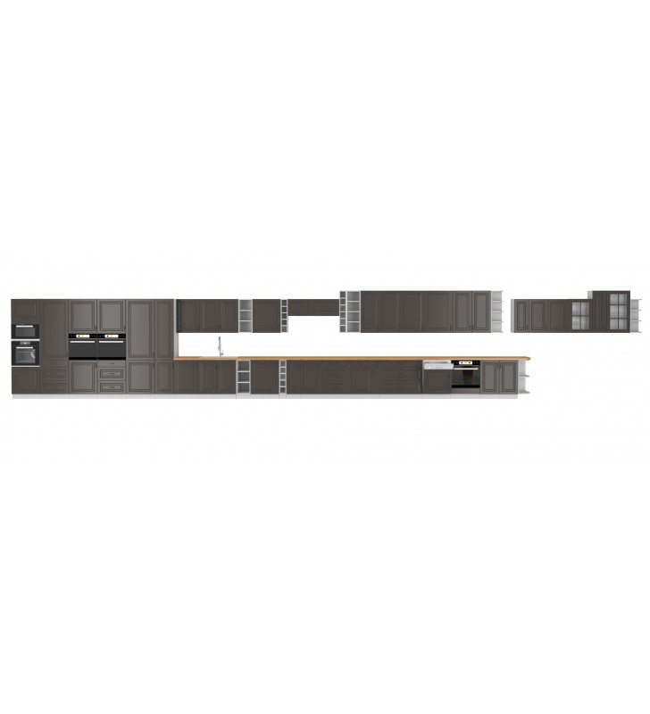 Szafka stojąca STILO GR/WH 60 DK-210 2F
