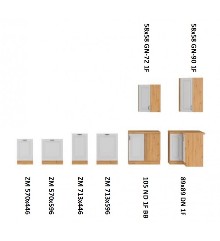 Szafka wisząca STILO 30 G-90 OTW