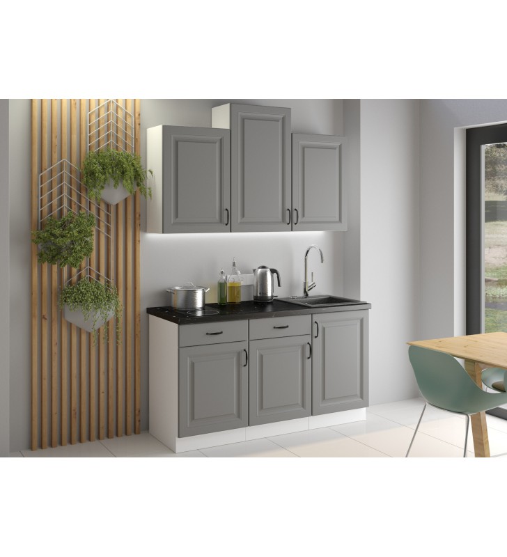 Szafka wisząca narożna STILO 58x58 GN-90 1F dustgrey/white