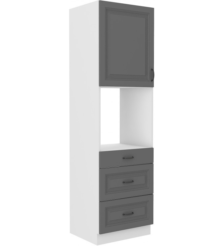 Szafka kuchenna STILO 60 DPS-210 3S 1F dustgrey/white