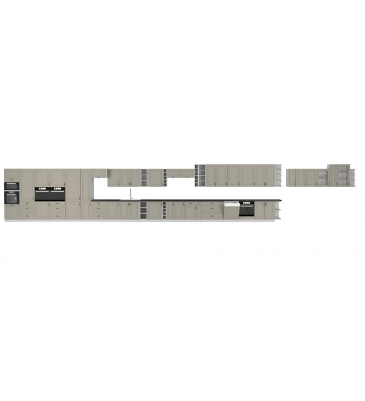 Szafka wisząca STILO 40 G-72 1F claygrey/white