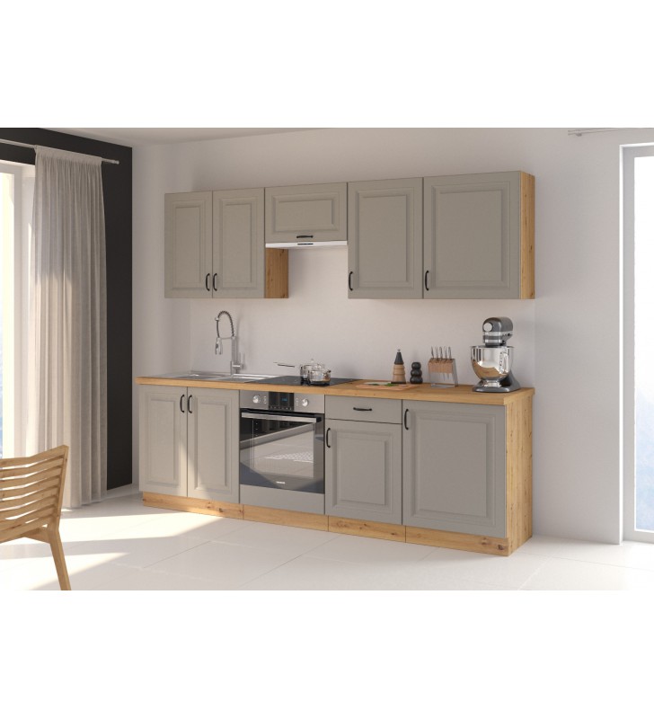 Szafka kuchenna STILO 60 DPM-210 2F claygrey/artisan