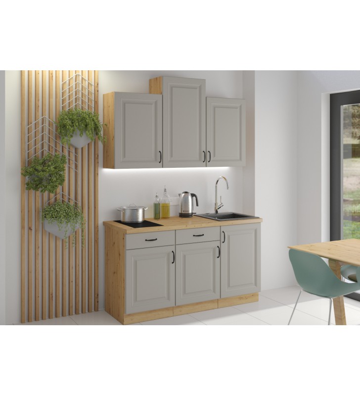 Szafka kuchenna STILO 60 DPM-210 2F claygrey/artisan