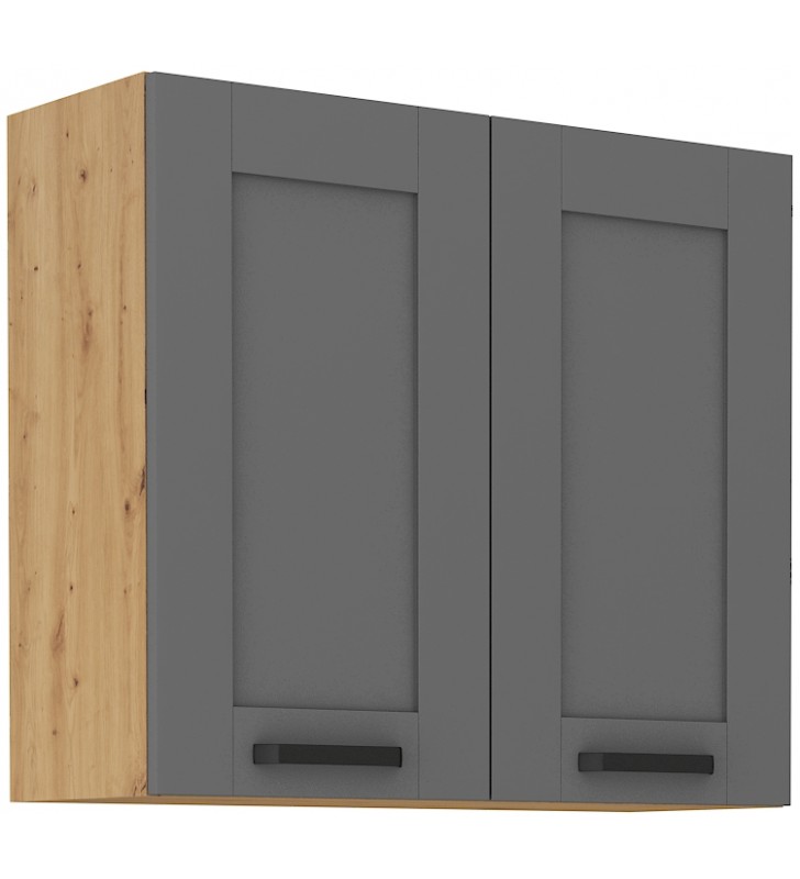 Szafka wisząca LUNA 80 G-72 2F dustgray/artisan
