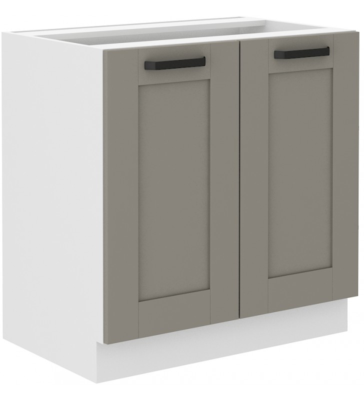 Szafka stojąca LUNA 80 D 2F BB claygrey/white