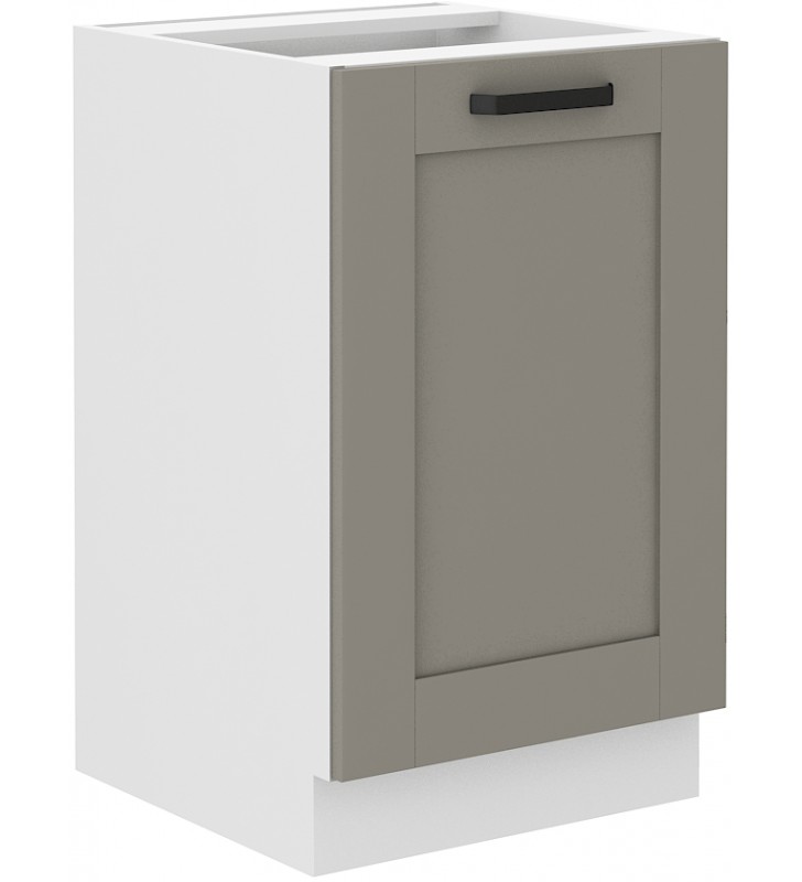 Szafka pod zlewozmywak LUNA 50 ZL 1F BB claygrey/white