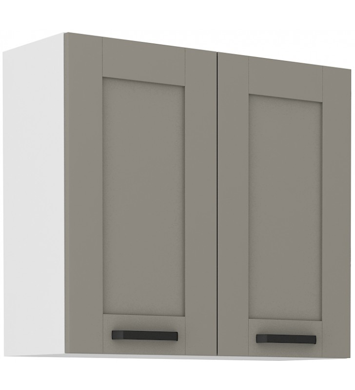 Szafka wisząca LUNA 80 G-72 2F claygrey/white