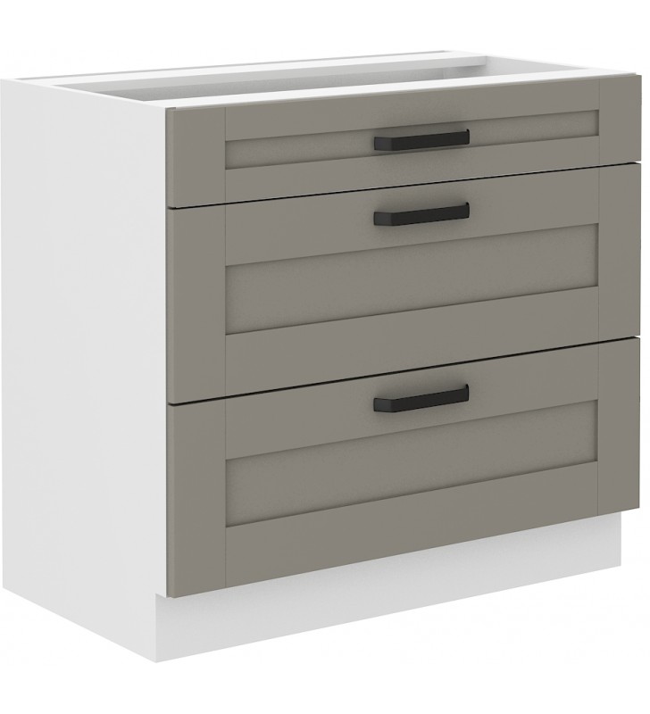 Zestaw mebli kuchennych Luna 5 claygrey/white