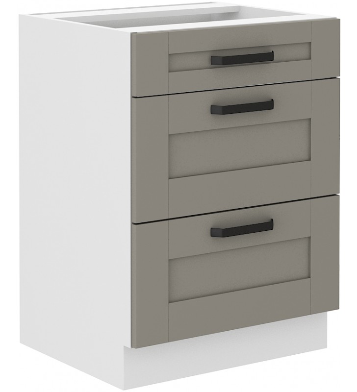 Zestaw mebli kuchennych Luna 6 claygrey/white