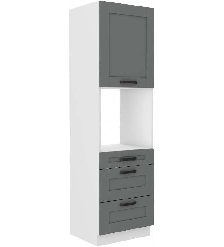 Szafka kuchenna LUNA 60 DPS-210 3S 1F dustgrey/white