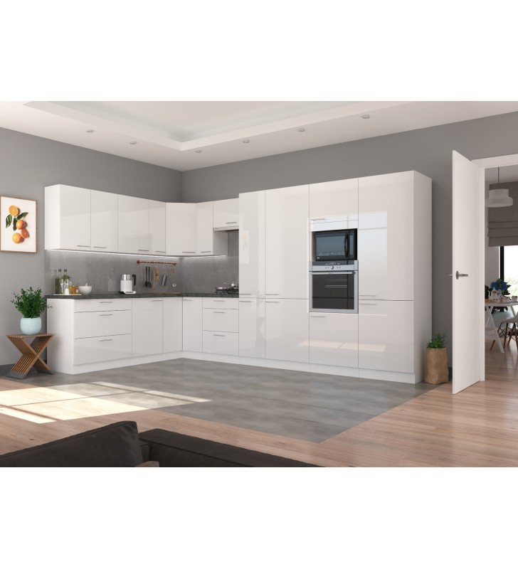 Front zmywarki LARA ZM 570x446 biały połysk