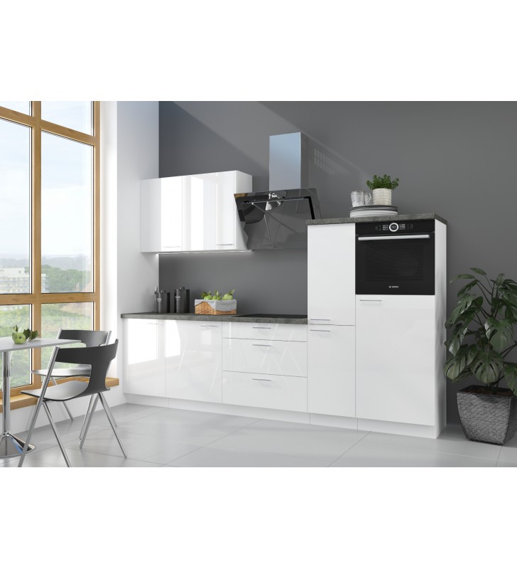 Szafka górna LARA 45 G-72 1F biały połysk