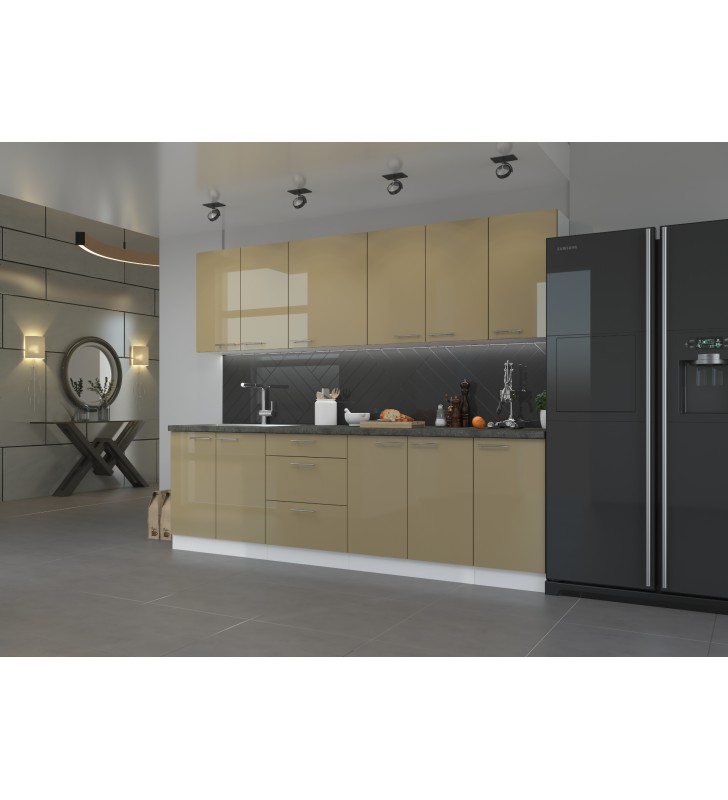 Szafka kuchenna LARA 60 LO-210 2F cappucino połysk