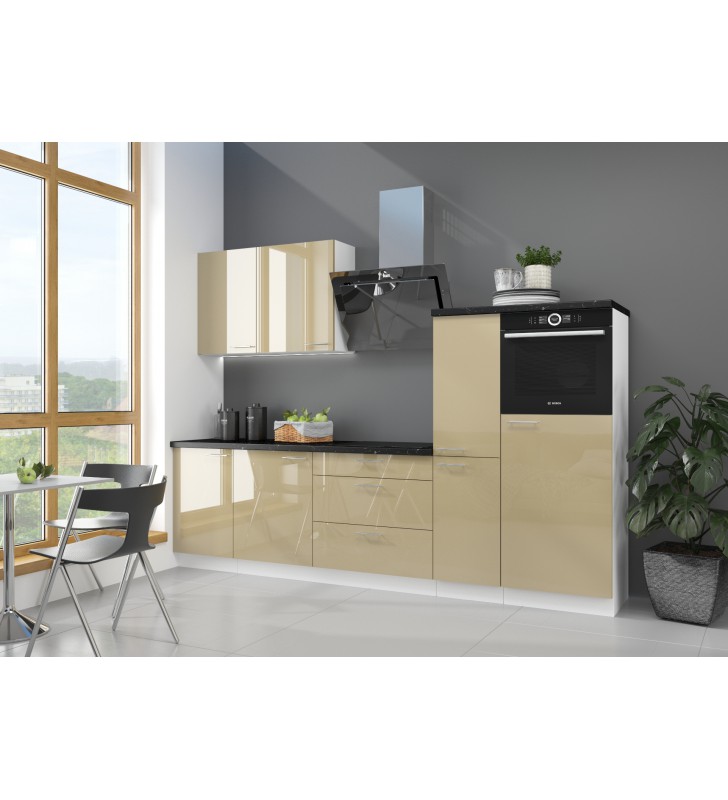 Szafka kuchenna LARA 60 LO-210 2F cappucino połysk
