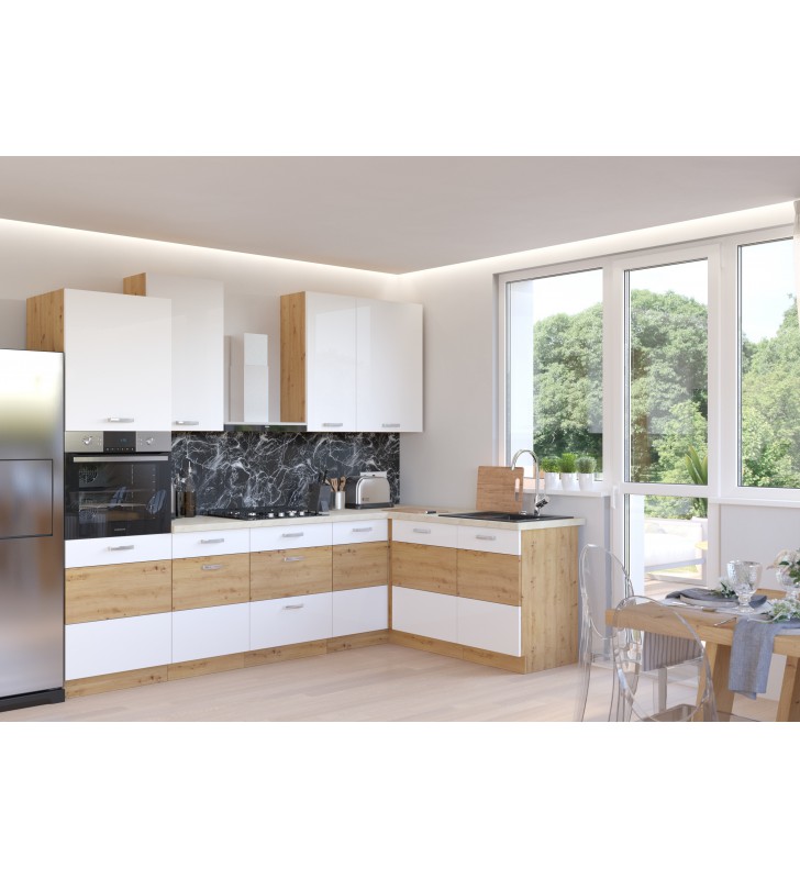 Szafka stojąca ARTISAN biały połysk 60 LO-210 2F