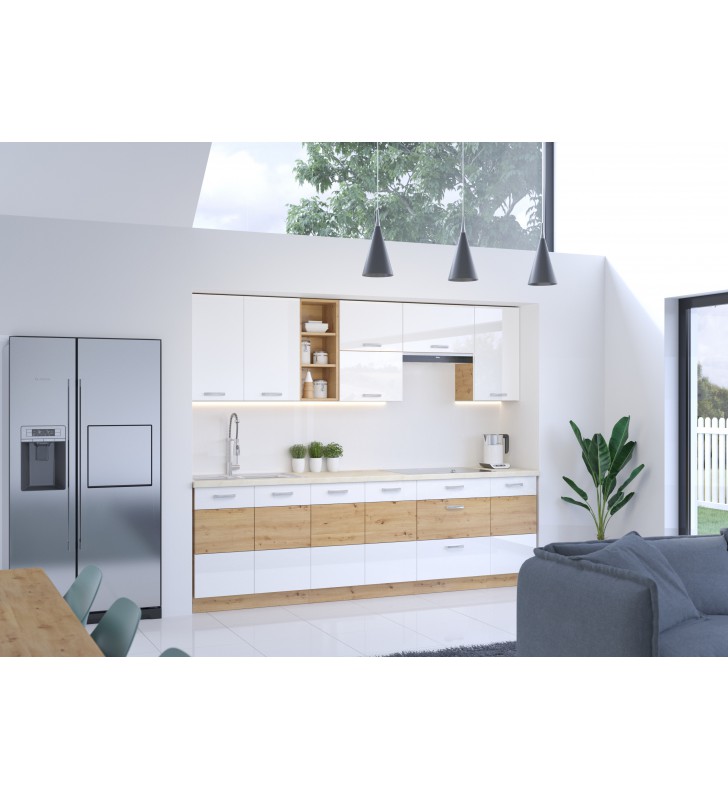 Szafka stojąca ARTISAN biały połysk 60 LO-210 2F