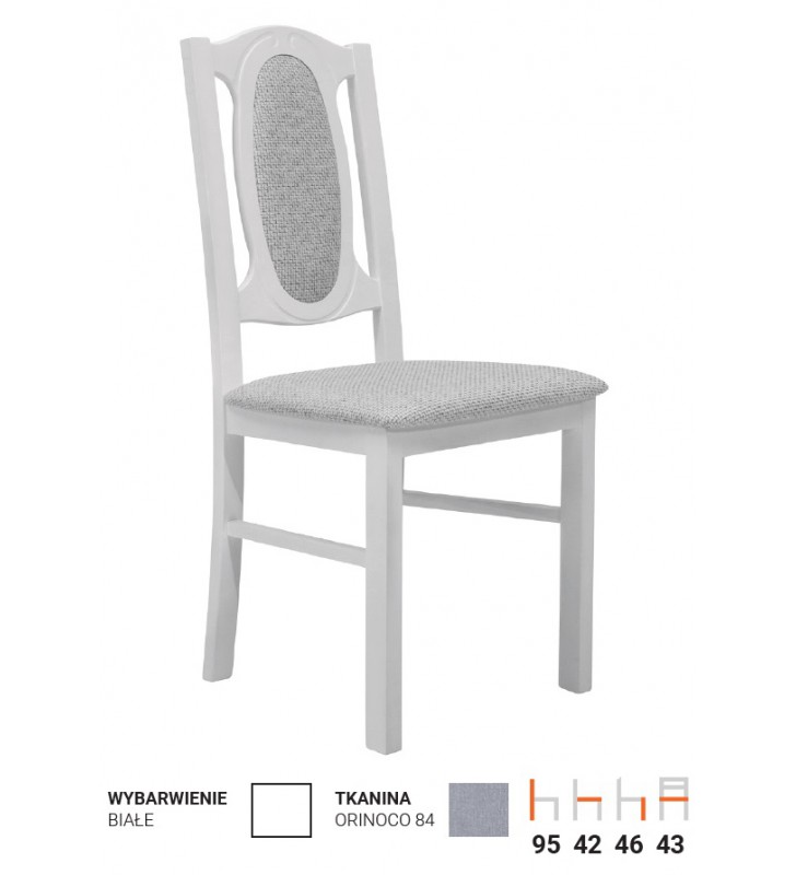 Krzesło bukowe, tapicerowane, KT12