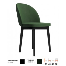 Krzesło bukowe, tapicerowane, KT66/N