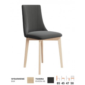 Krzesło bukowe, tapicerowane, KT61/N