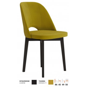 Krzesło bukowe, tapicerowane, KT680/N