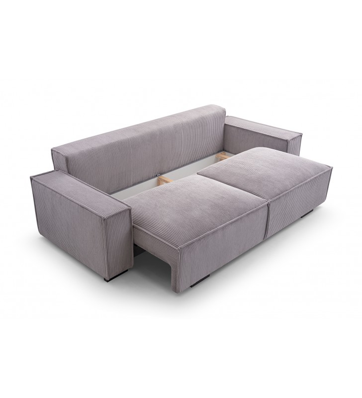 Brązowa sofa Simba, dostępna również w innych kolorach