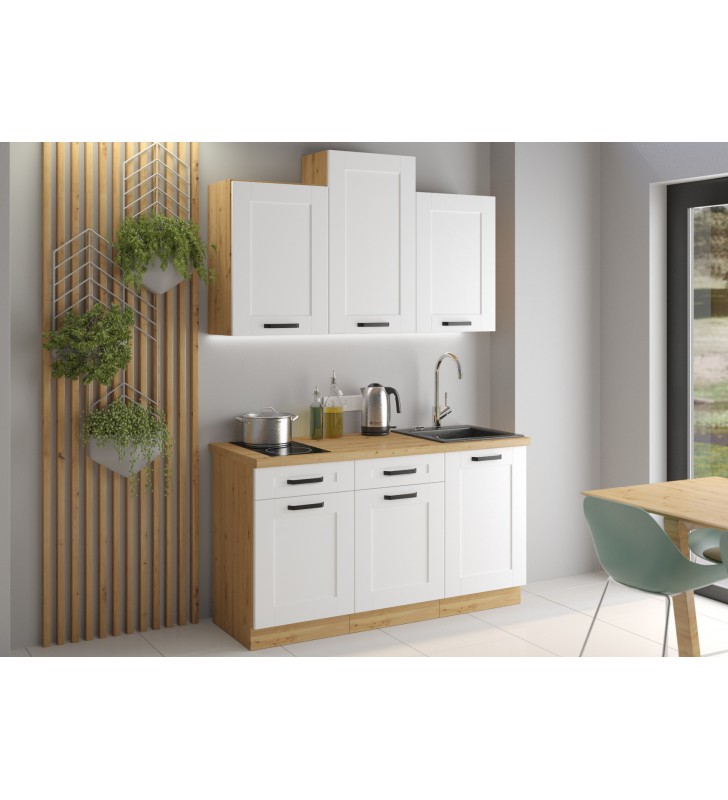 Szafka kuchenna LUNA 40 DK-210 2F white/artisan