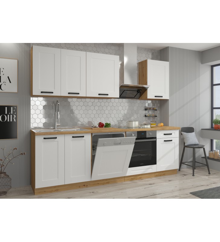 Szafka kuchenna LUNA 40 DK-210 2F white/artisan