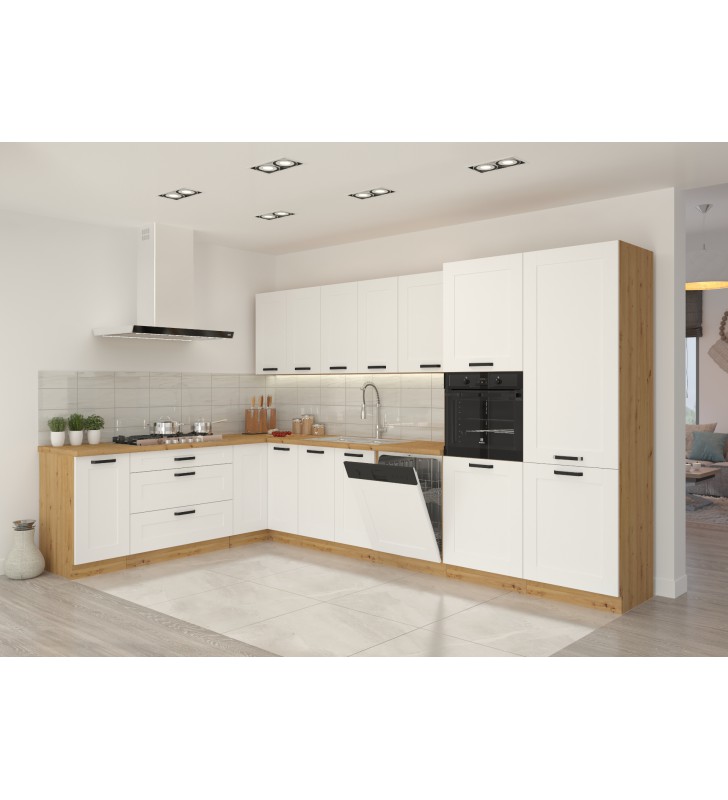 Szafka kuchenna LUNA 40 DK-210 2F white/artisan