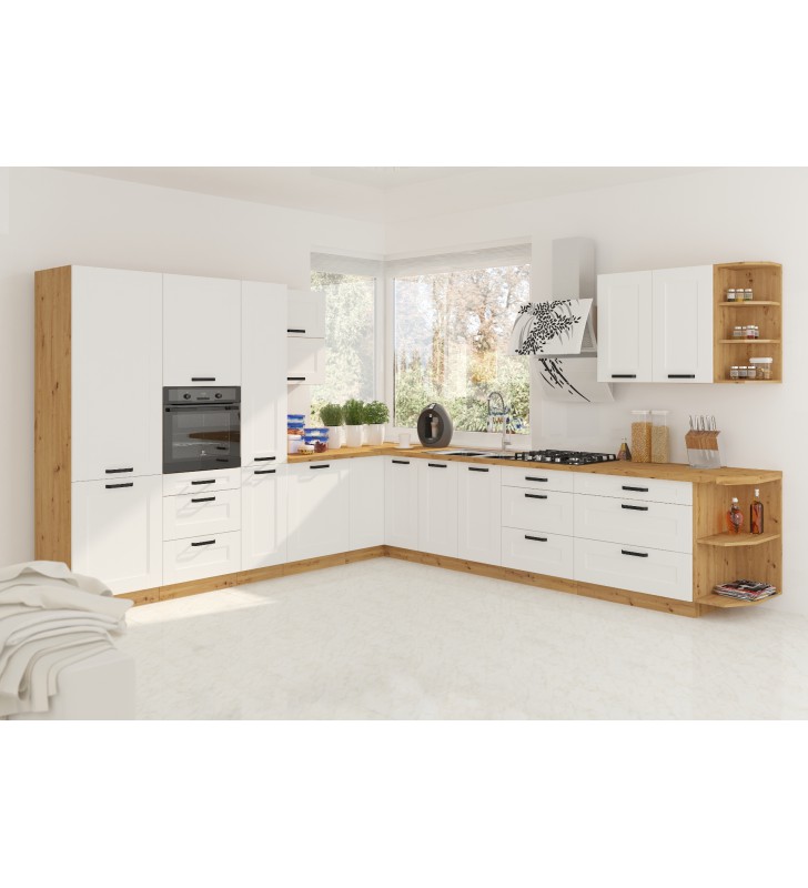 Szafka kuchenna LUNA 40 DK-210 2F white/artisan