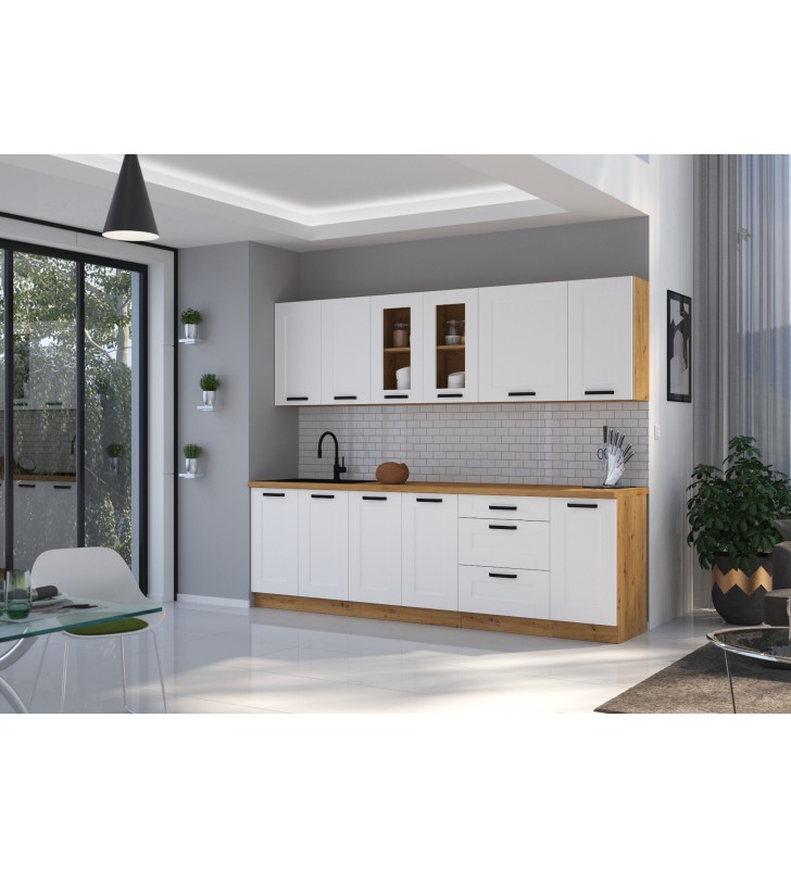 Szafka kuchenna LUNA 40 DK-210 2F white/artisan